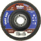 Weiler Vortec 4 In. x 5/8 In. 60-Grit Type 29 Angle Grinder Flap Disc Image 1